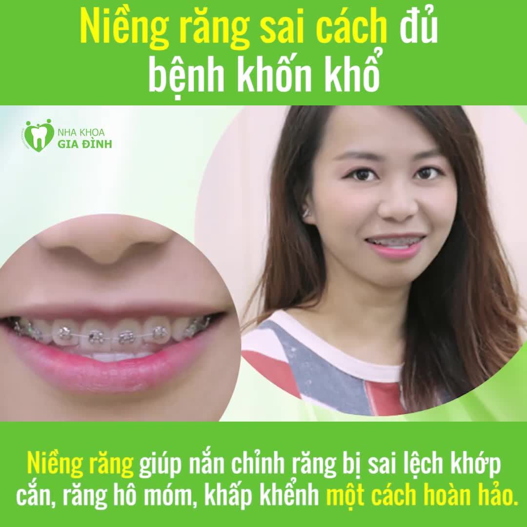 NIỀNG RĂNG SAI CÁCH ĐỦ BỆNH KHỐN KHỔ