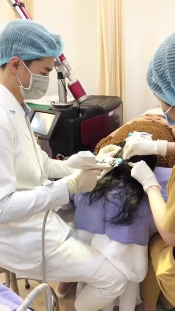 Quá trình điều trị rụng tóc bằng công nghệ bio Hair