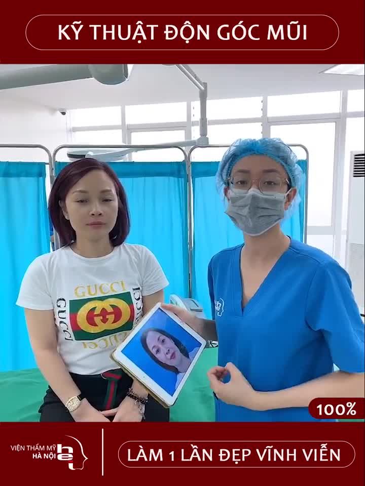 SO SÁNH KẾT QUẢ NGAY SAU KHI THỰC HIỆN ĐỘN GÓC MŨI