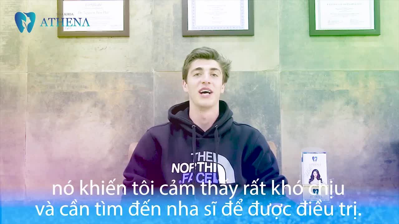 TRẢI NGHIỆM KHÁCH HÀNG CONNOR - 21 TUỔI - VƯƠNG QUỐC ANH SAU KHI SỬ DỤNG DỊCH VỤ TẠI NHA KHOA ATHENA