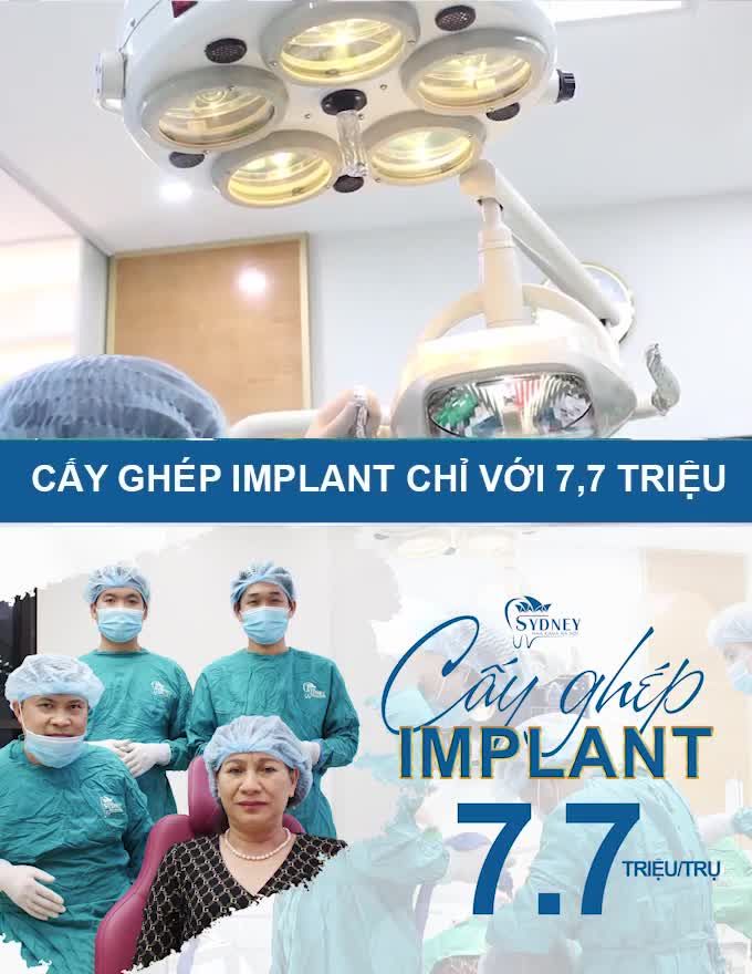 Vì sao nên cấy ghép implant