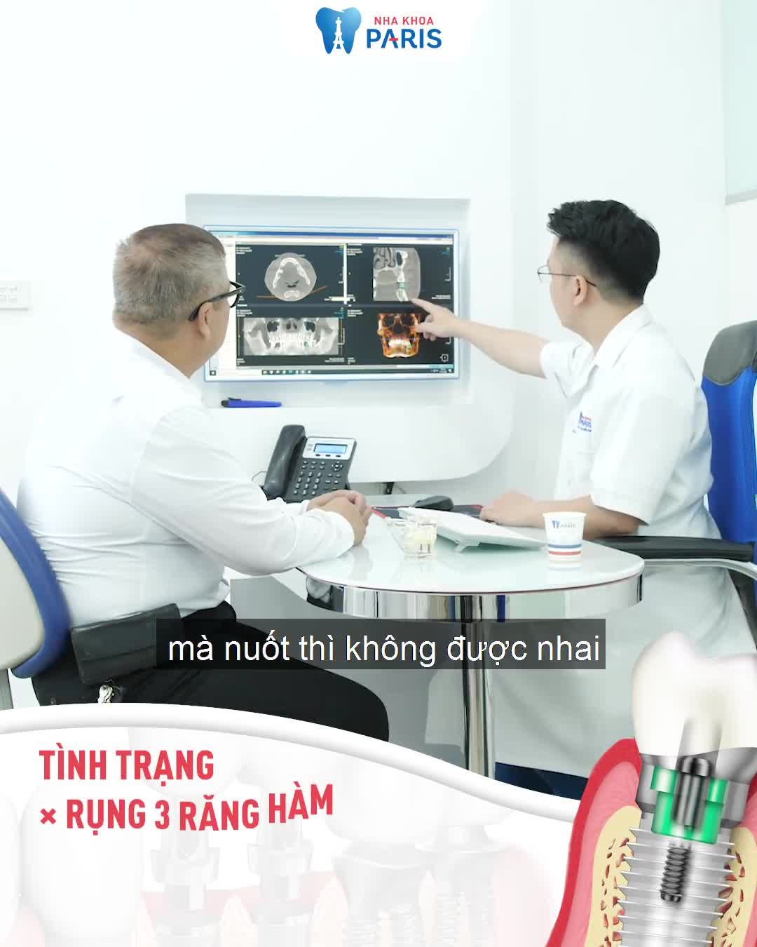 Chú Nam Long (59 tuổi - Hà Nội) đã phải nạp thức ăn vào cơ thể bằng cách nuốt, không thể nhai được trong thời gian dài.