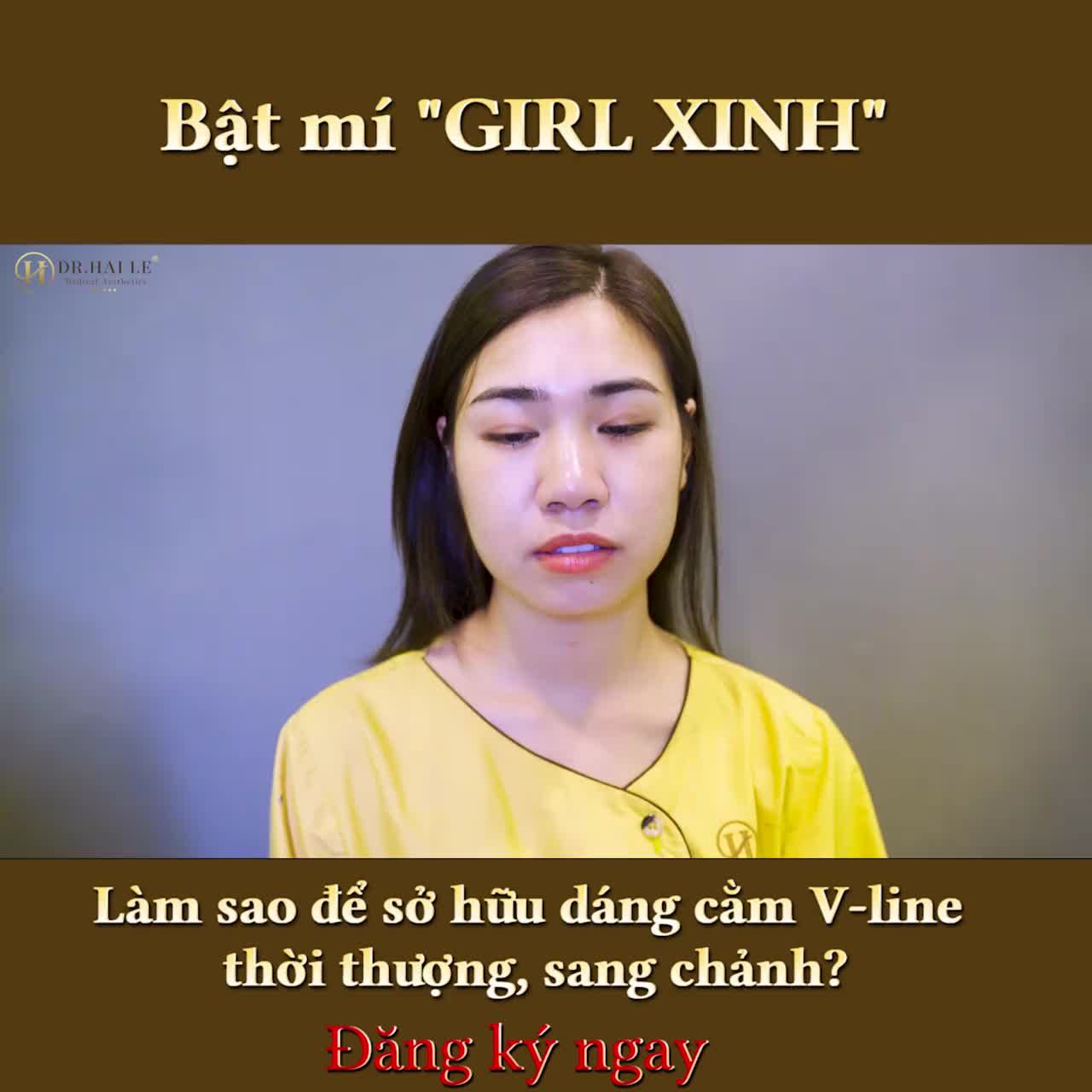 Girl xinh Ngọc Diệp chia sẻ: Tất tần tật kinh nghiệm PTTM Độn cằm V-line tại Dr.Hải Lê
