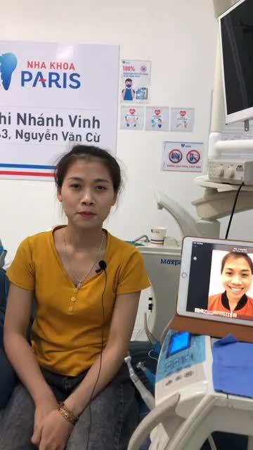 Kết quả chỉnh nha sau 18 tháng của khách hàng tại Vinh