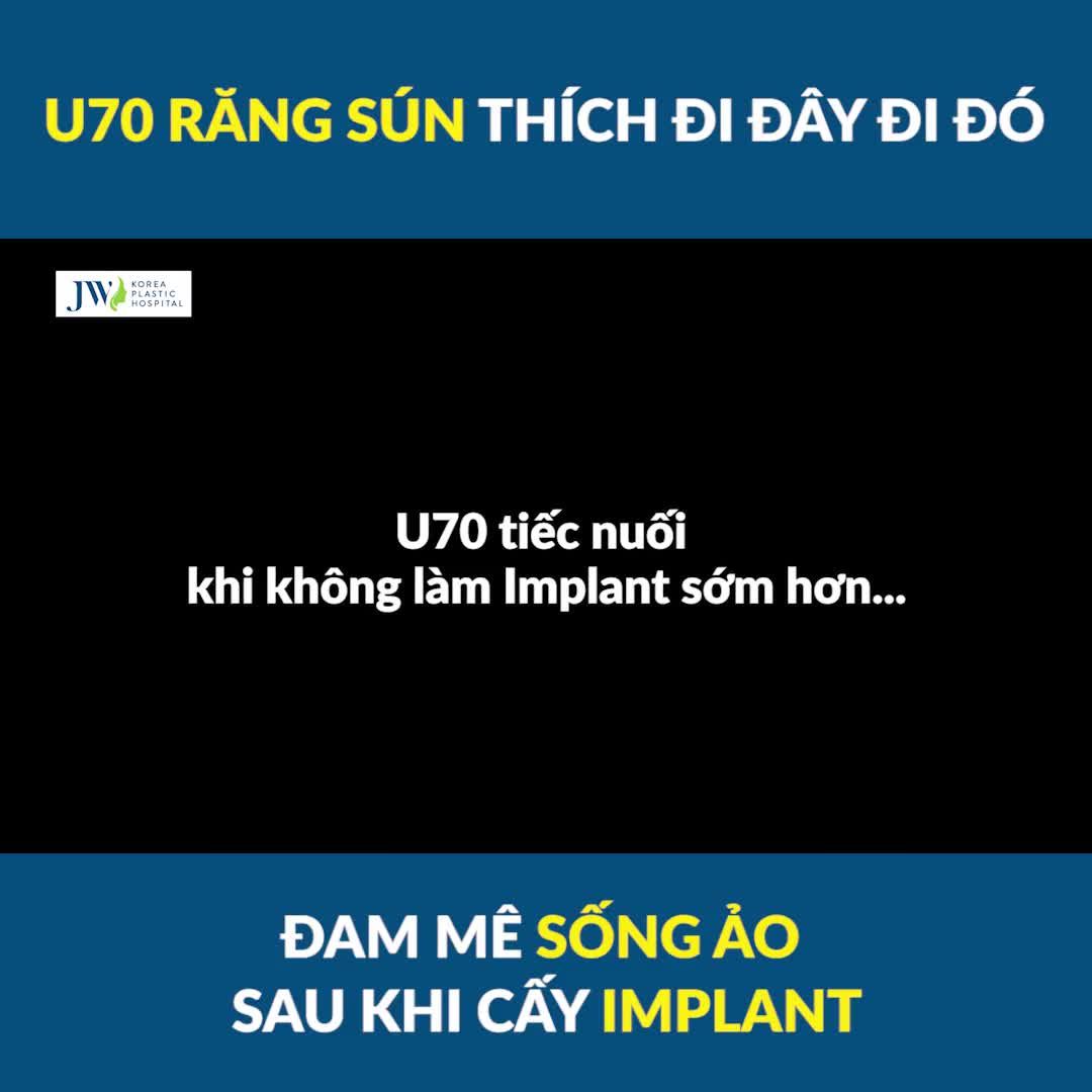 Quý bà U70 ĐẸP QUÝ PHÁI, TRẺ HƠN 20 tuổi, nhờ TRỒNG RĂNG IMPLANT TOÀN HÀM