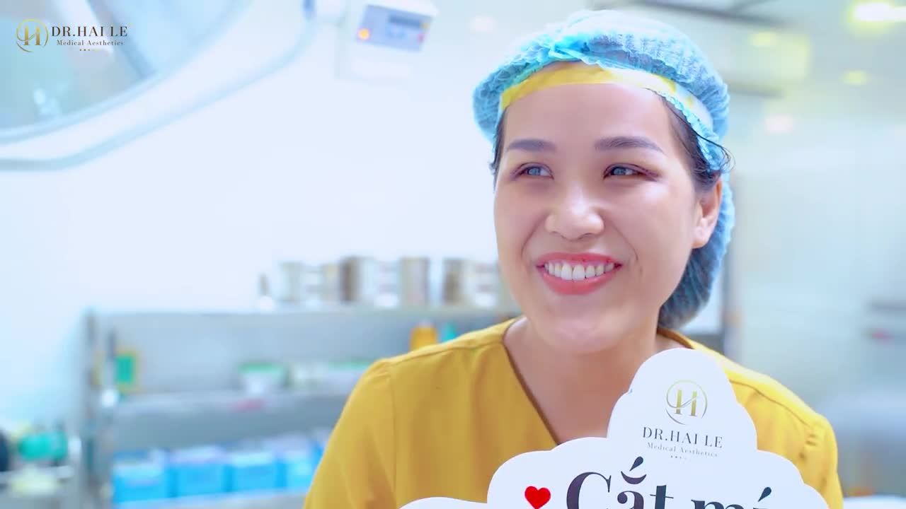 "Tìm hiểu 2 năm mới giám đi cắt mí, không ngờ cắt mí lại nhẹ nhàng đến vậy, biết thế này đi làm sớm hơn rồi..."