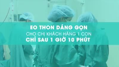 Vùng bụng từ 82cm xuống còn 66.5cm: SIẾT CHẶT gần 16CM VÒNG EO sau hơn 1 giờ thực hiện hút mỡ tạo dáng