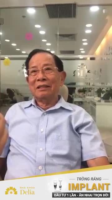 87 TUỔI TRỒNG RĂNG IMPLANT HAI HÀM? “KHÔNG ĐAU - ĂN NHAI TỐT!”