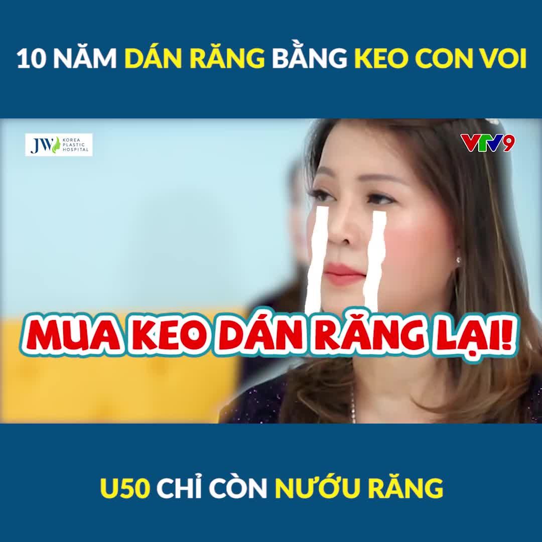 Người phụ nữ độc lạ DÁN RĂNG bằng KEO CON VOI đến khi RỚT HÀM mới chịu Cấy Ghép Implant