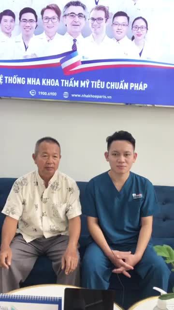 Cảm nhận KH Hoàng Mạnh Thi sn 1960 đến từ Uông Bí sau khi phục hình răng IPL do bs Tạ Quang Lưu thực hiện tại chi nhánh Quảng Ninh