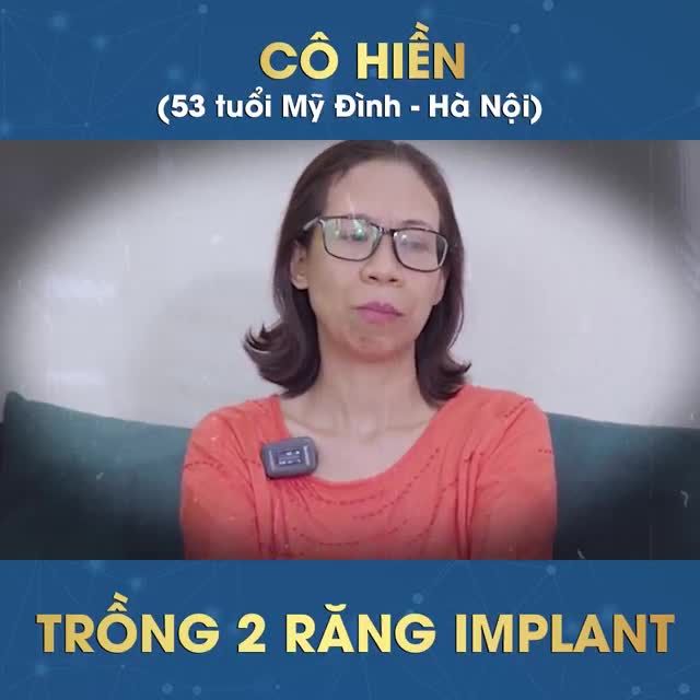Cô Lê Thị Thu Hiền (53 tuổi - Hà Nội) đến với Nha khoa Lạc Việt Intech trong tình trạng cầu răng sứ cũ bị lung lay, gây khó khăn trong ăn nhai, chân răng bị viêm, tiêu xương rất là nhiều.