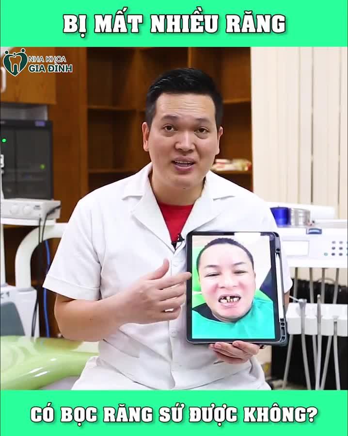 MẤT NHIỀU RĂNG CÓ BỌC RĂNG SỨ ĐƯỢC HAY KHÔNG?