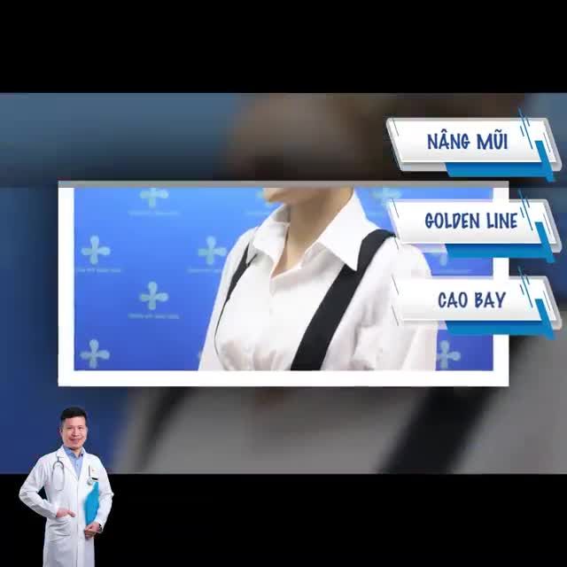 Nâng mũi Golden Line: Cao bay - Thanh tú