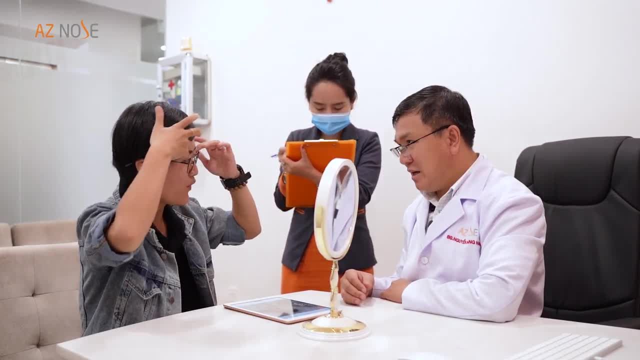 Quán quân Én Sinh viên 2018 tư vấn combo nâng mũi - cắt mí cùng bác sĩ CKI. Nguyễn Hoàng Nam.