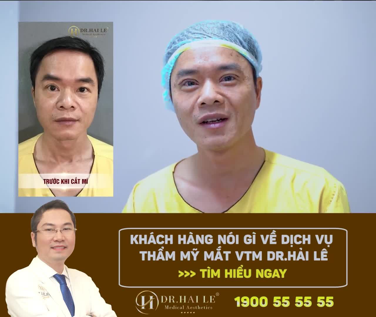 SỤP MÍ BẨM SINH  -  KHÁCH HÀNG ĐẾN DR.HẢI LÊ ĐƯỢC CHỮA TRỊ THÀNH CÔNG NHƯ THẾ NÀO?