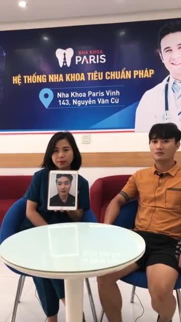 Thay đổi nụ cười của KH Đình Thanh sau  1,5 năm chỉnh nha tại nha khoa PaRis Vinh