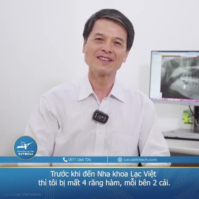 TRỒNG RĂNG IMPLANT TẠI NHA KHOA LẠC VIỆT INTECH CÓ ĐAU KHÔNG