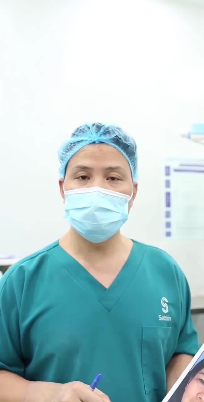 KẾT QUẢ PHẪU THUẬT NÂNG CUNG CHÂN MÀY + CẮT VÀ TRẺ HÓA MÍ DƯỚI SAU 60 PHÚT PHẪU THUẬT