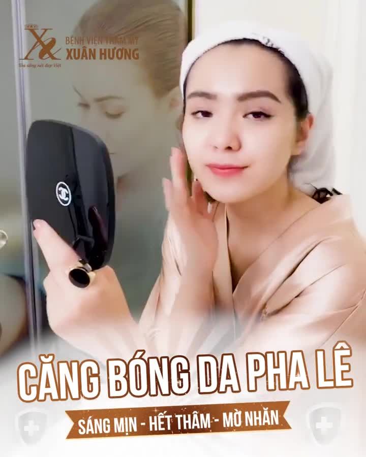 DA CĂNG BÓNG SAU 1 LẦN THỰC HIỆN, HOTGIRL TRANG HỒ MÊ MẨN ĐẾN NỖI CẦM GƯƠNG SOI MÃI