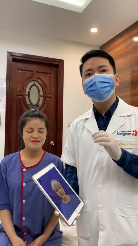 Cằm thon gọn chuẩn V-line cho bạn gái cằm thô sau chỉ 40 phút phẫu thuật “Trượt Cằm”