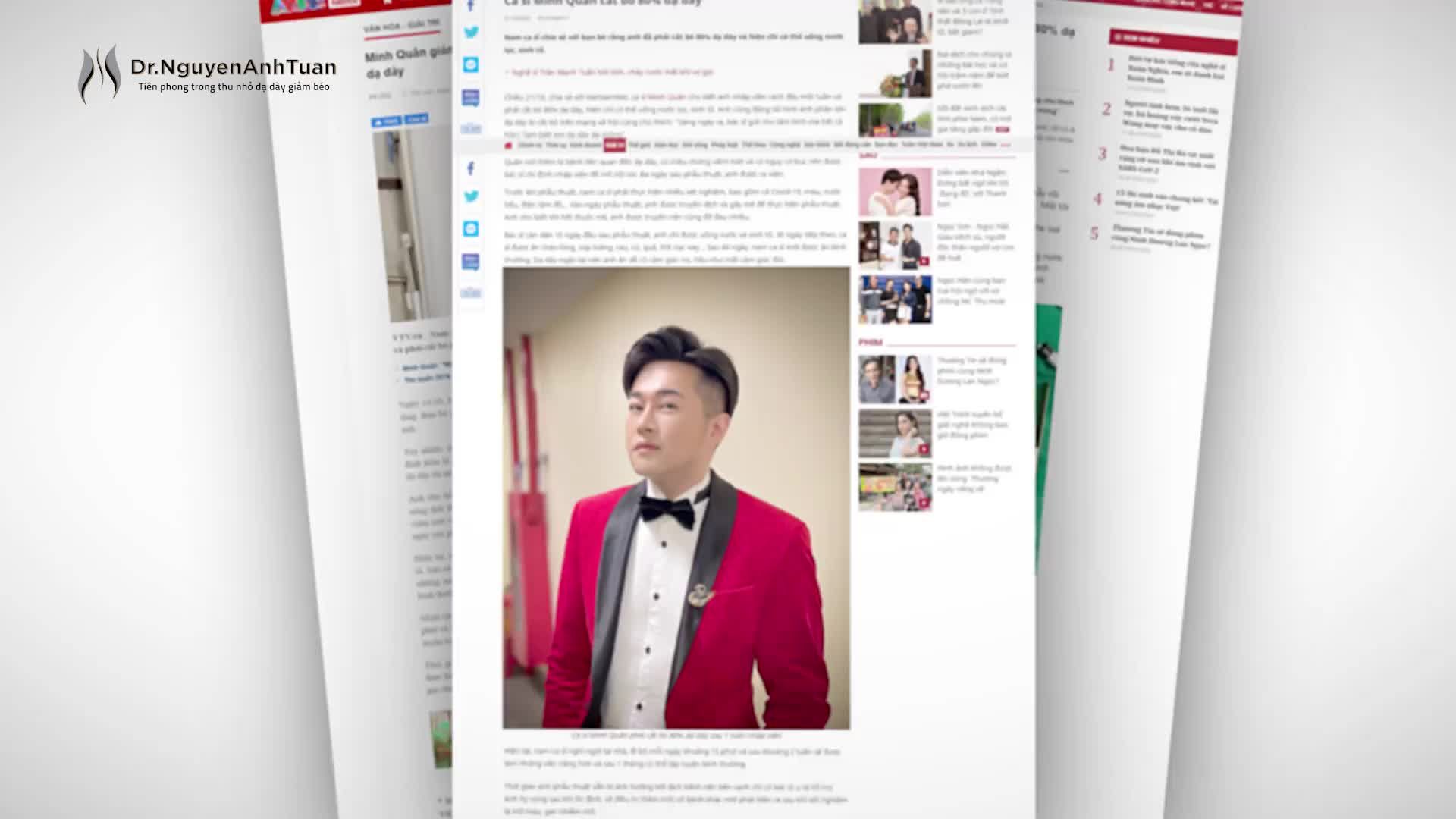 Ca sĩ, diễn viên Minh Quân tự tin quay trở lại với người hâm mộ khi giảm được 15kg sau 2 tháng phẫu thuật nội soi Thu nhỏ Dạ dày