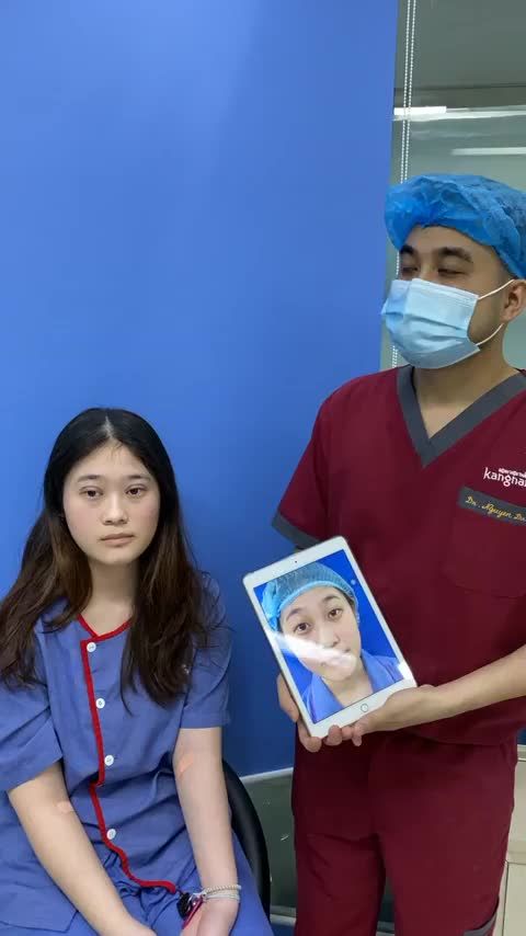 Kết quả bấm mí chỉ sau 30 phút tại Bệnh viện Thẩm mỹ Kangnam