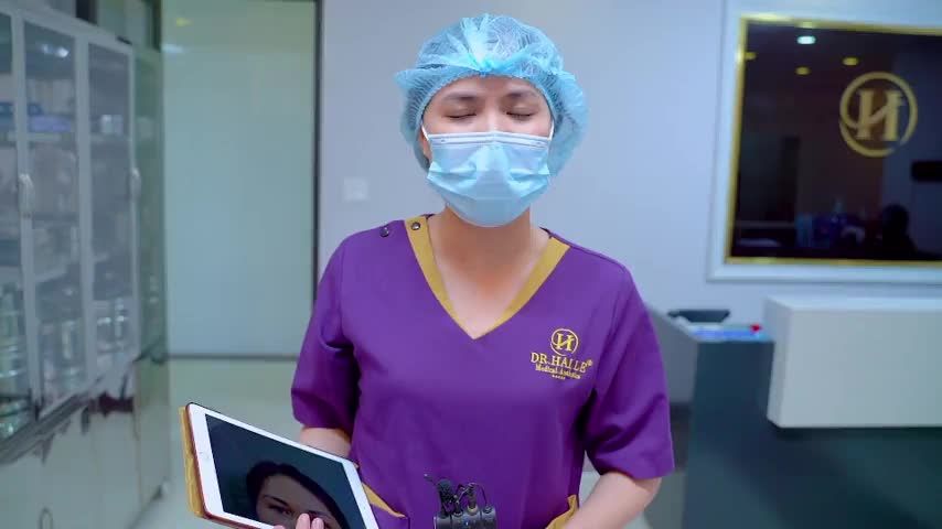 Cùng theo dõi ca Nâng cung mày cải thiện sụp mí tuổi ngoài 30++