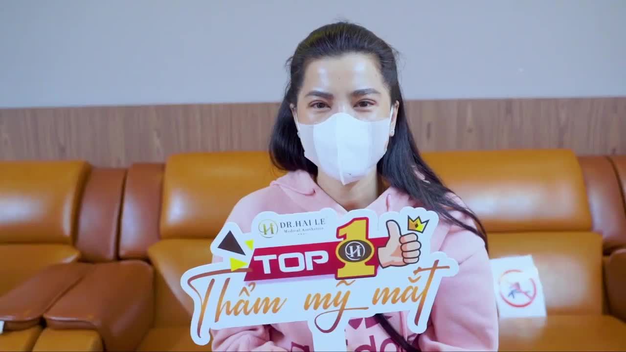Đi tìm đường khâu sau 7 ngày Nâng cung mày của Dr.Hải Lê.