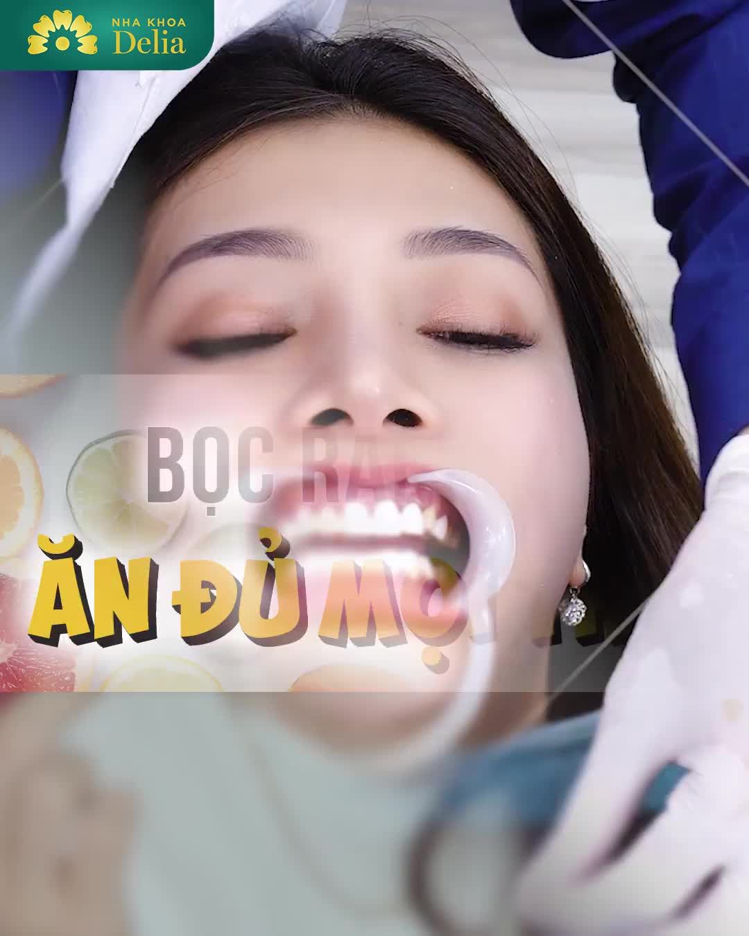 BỌC RĂNG SỨ ăn cả thế giới là có thật!