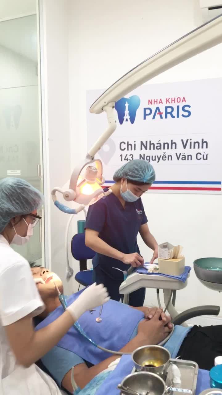 Cận cảnh quá trình thực hiện phục hình răng tại nha khoa Paris CN Nghệ An!