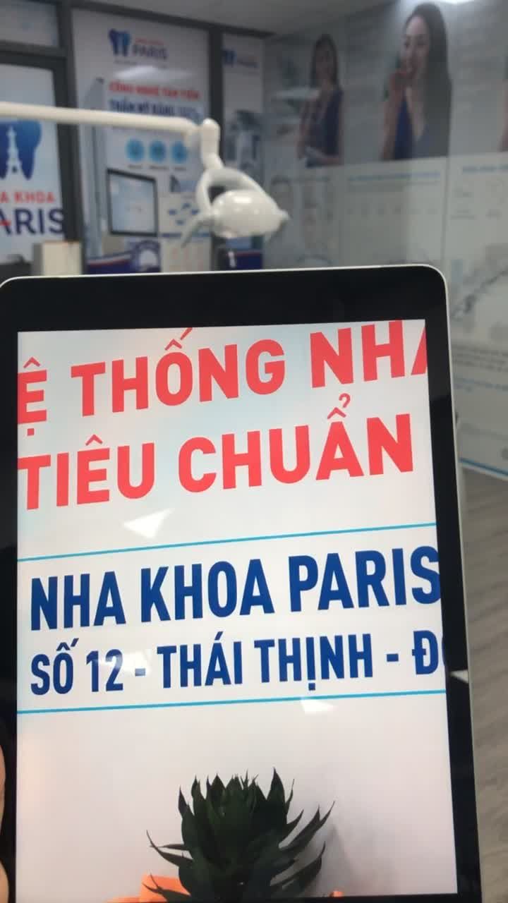Quá trình mài 16 răng tại Nha khoa Paris 12 Thái Thịnh cho khách hàng sử dụng dịch vụ Răng sứ thẩm mỹ