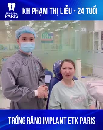 CẤY TRỤ IMPLANT ETK PARIS & CÁI KẾT