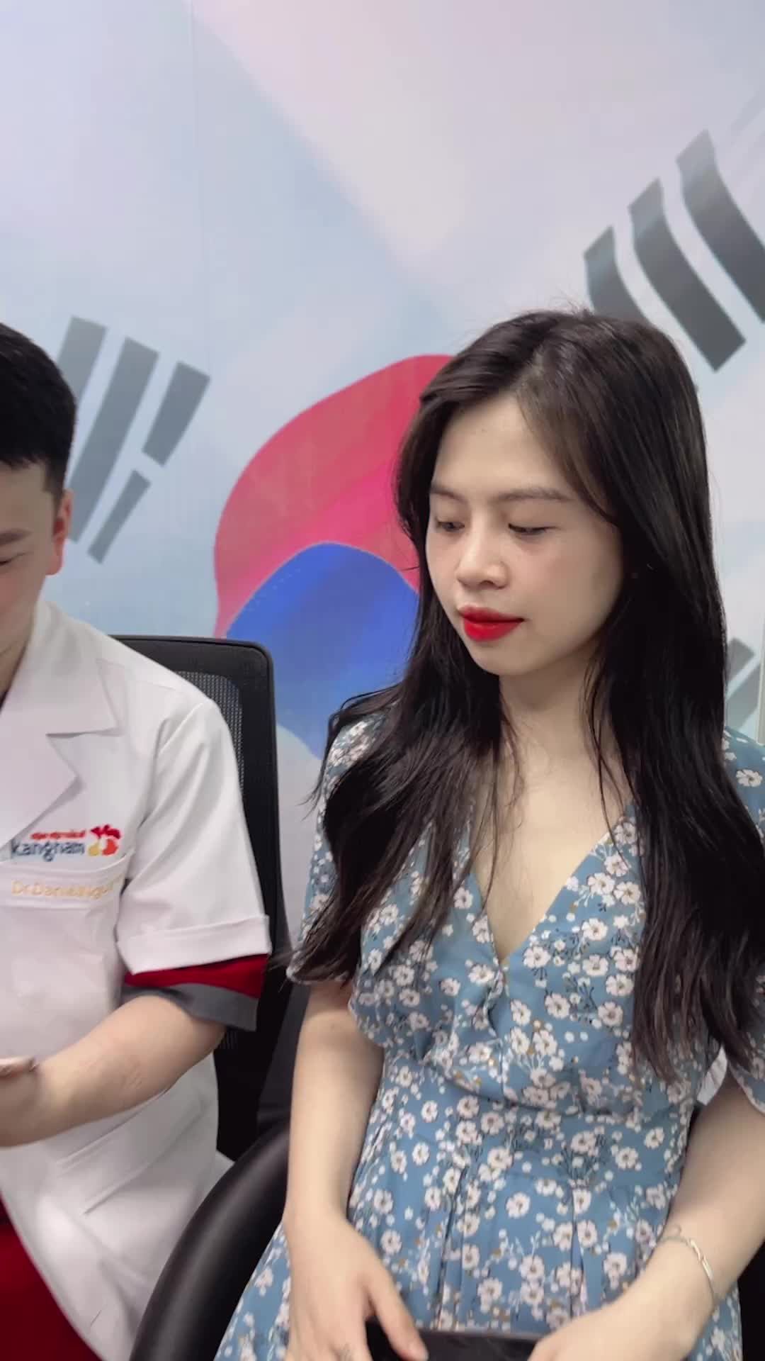 Cô nàng hoá hot girl sau khi nâng mũi tại BVTM KANGNAM Hà Nội