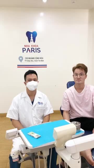 Cận cảnh ca gắn mắc cài tại Nha khoa Paris