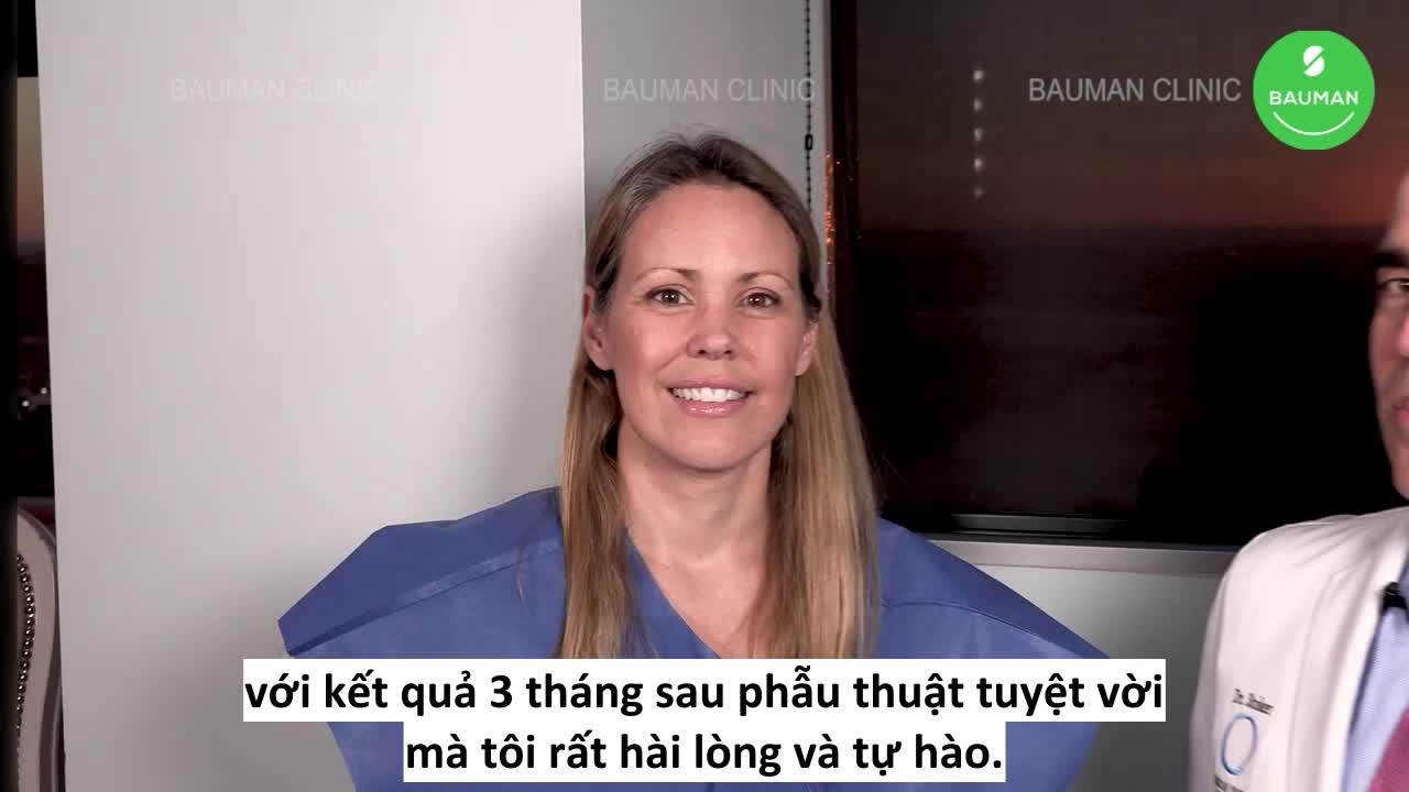 3 tháng sau căng da mặt & cổ , nữ 46 tuổi da chùng nhão sau giảm 45 kg