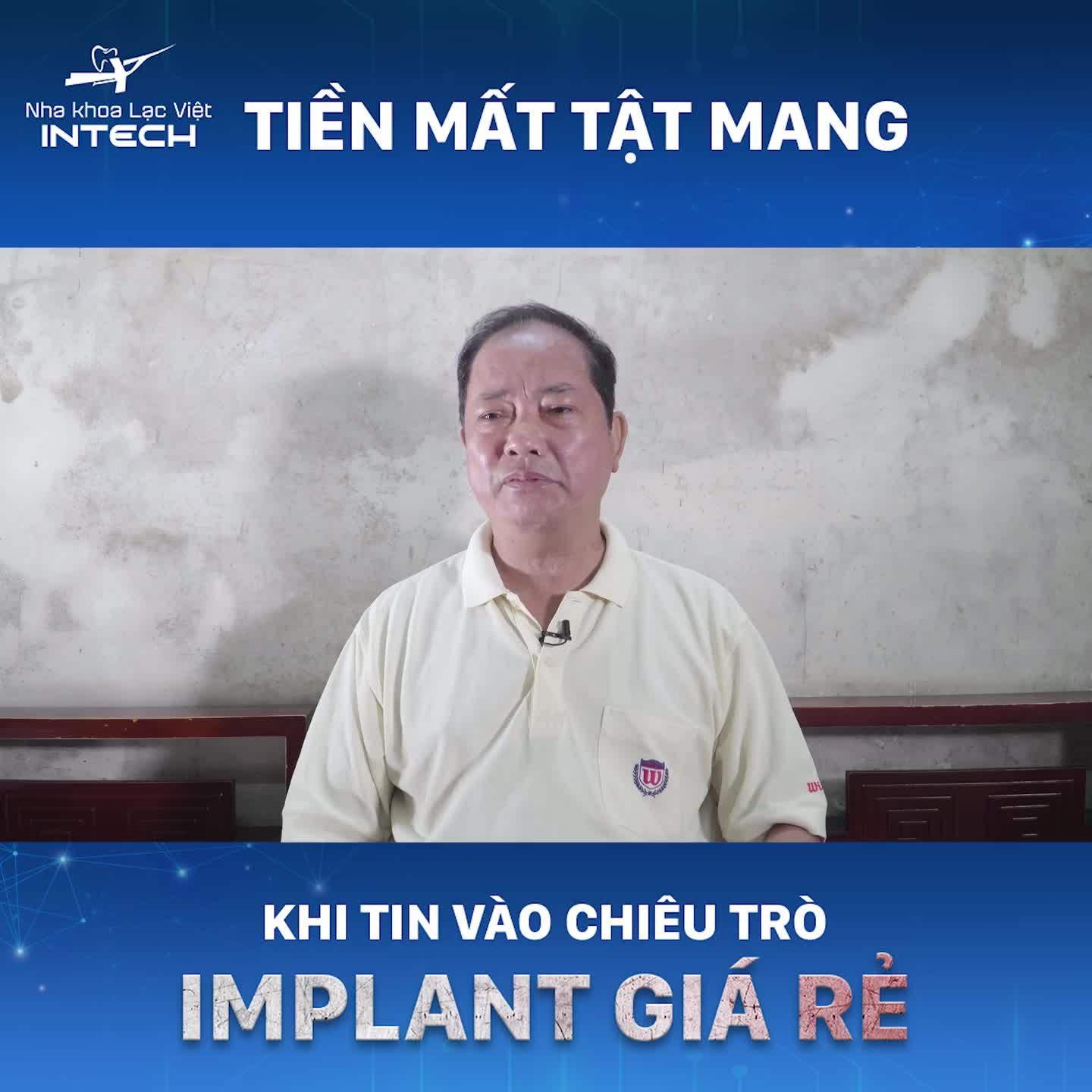 CẨN THẬN IMPLANT GIÁ RẺ GÂY BIẾN CHỨNG NGUY HIỂM