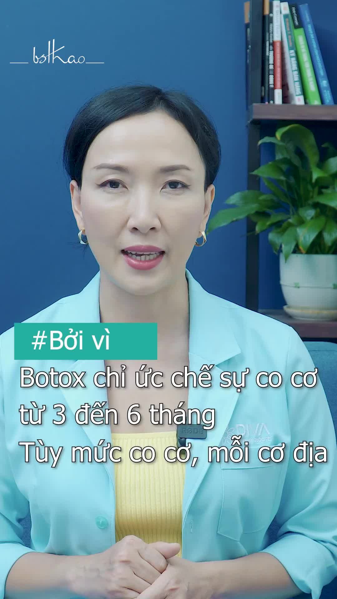 VÌ SAO PHẢI TIÊM BOTOX ĐỊNH KỲ