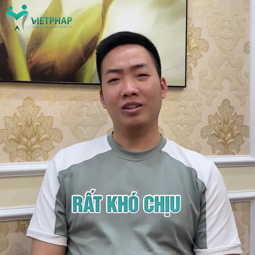 Chia sẻ thực tế của anh Giang ngay sau 5 phút cấy implant tại Nha khoa Quốc tế Việt Pháp.