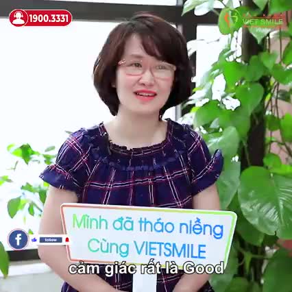 CẢM XÚC SAU THÁO NIỀNG RĂNG MÓM, KHỚP CẮN NGƯỢC