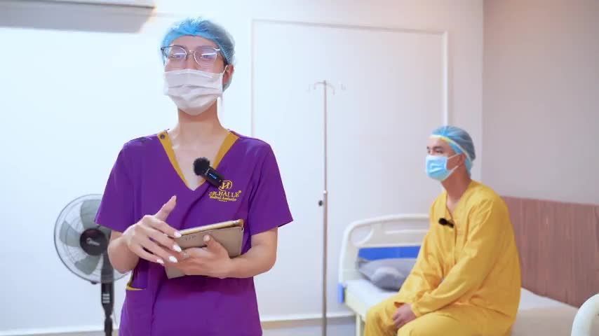 Bạn ấy nói, tình cờ biết đến Dr.Hải Lê qua một video mắt sụp mí và lấy động lực đến đây