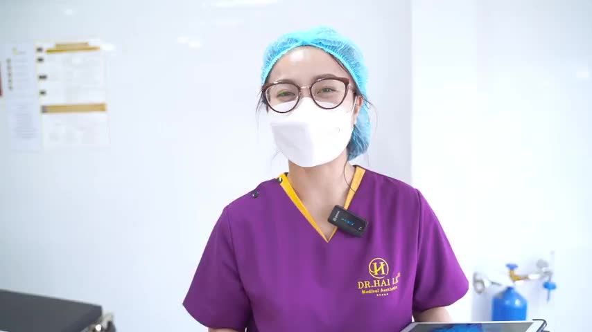 Mí đẹp xuất sắc chỉ sau 45 phút thực hiện tại cơ sở Dr.Hải Lê HCM.