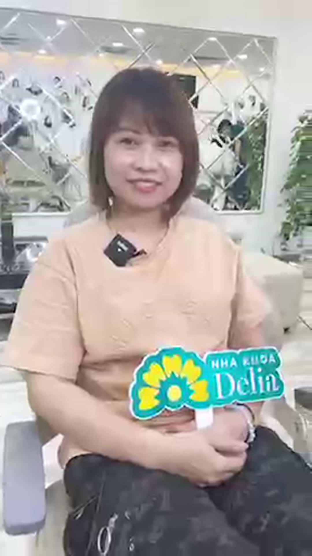 Khách hàng tái khám sau nửa tháng TMRS tại Delia