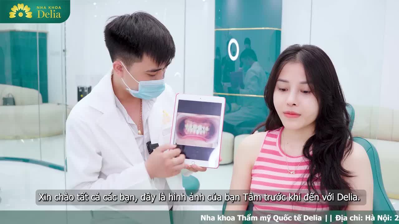 KH Hoàng Thị Tâm đã sở hữu nụ cười mới tự tin hơn, hoàn hảo hơn.