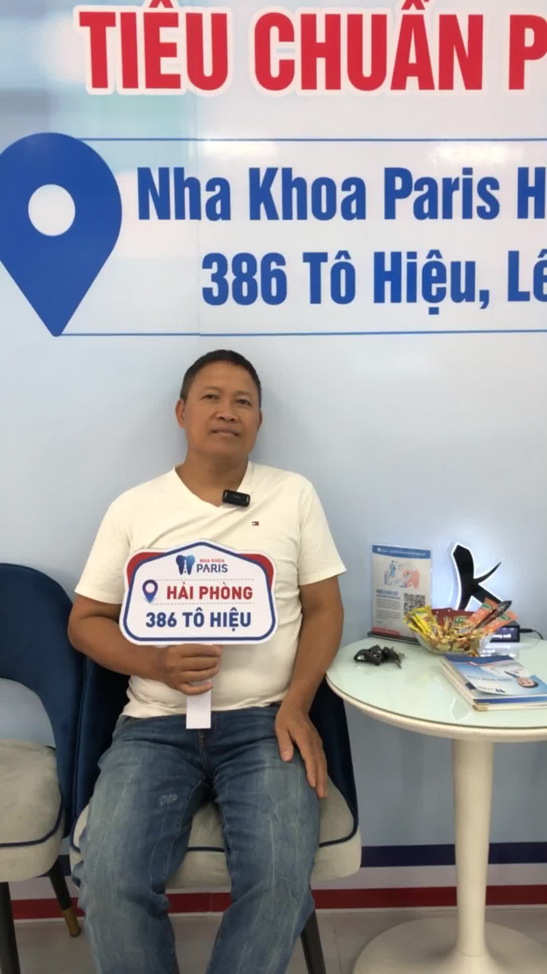 Cảm nhận của khách hàng sau khi cấy 3 trụ Implant tại nha khoa Paris Hải Phòng