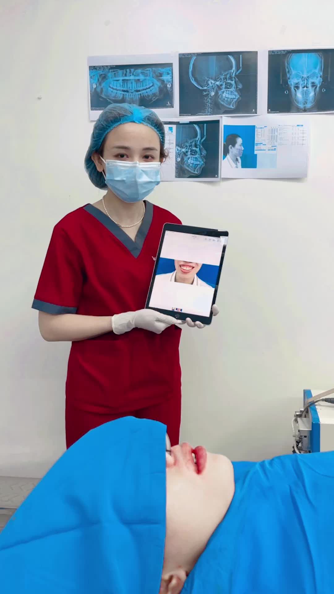 Thành công ca phẫu thuật HÀM HÔ và Trượt cằm của bác sĩ Annie Lê tại Chuyên khao Hàm Mặt - BVTM Kangnam