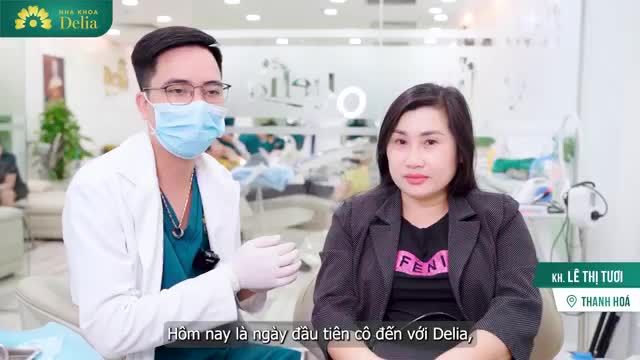 KH Lê Thị Tươi mong muốn cải thiện tình trạng tụt lợi và màu sắc, hình thể răng để có nụ cười hoàn hảo hơn