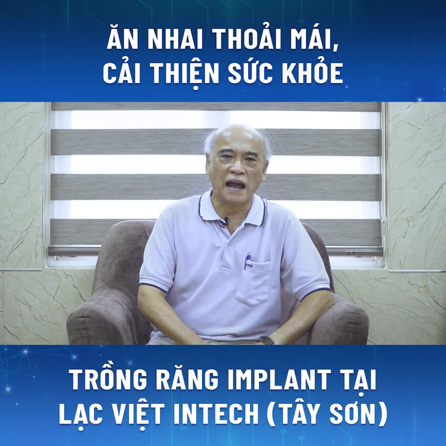 ĂN NHAI THOẢI MÁI, SỨC KHỎE CẢI THIỆN NHỜ TRỒNG RĂNG IMPLANT