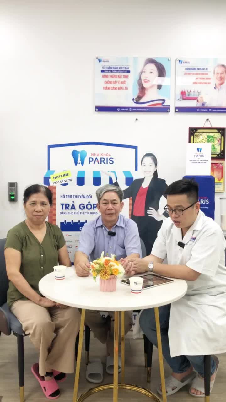 CẢM NHẬN CỦA CHÚ ĐỊNH VÀ CÔ THANH SAU KHI CẤY TRỤ ALL ON 4