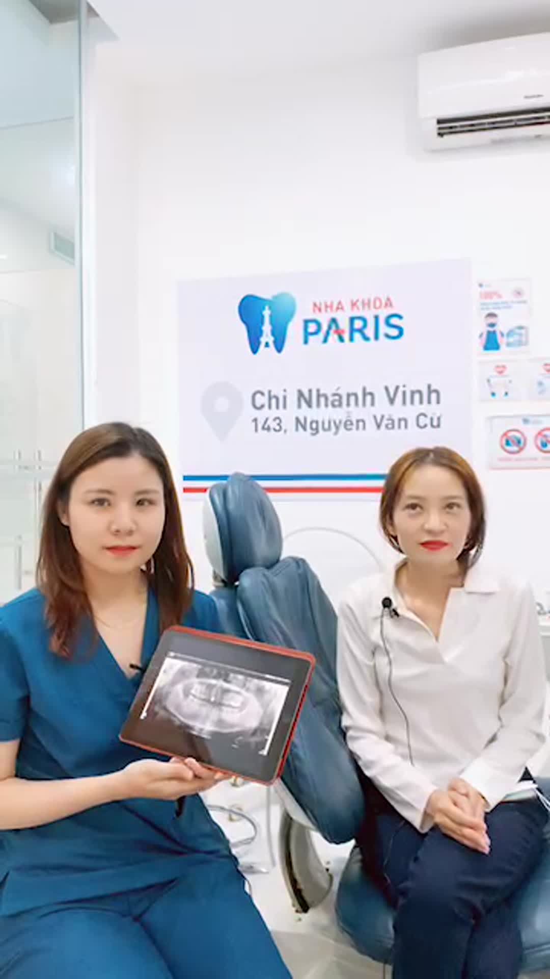 Cùng KH Ngô Thị Chi chia sẻ cảm nhận sau khi sử dụng dịch vụ cấy ghép implant tại nha khoa PARIS chi nhánh Vinh