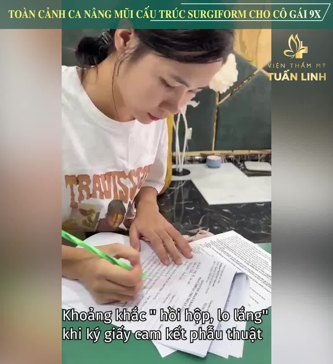 Toàn cảnh một ca nâng mũi cấu trúc Surgiform SIÊU XINH sau 90 phút của nhà Tuấn Linh